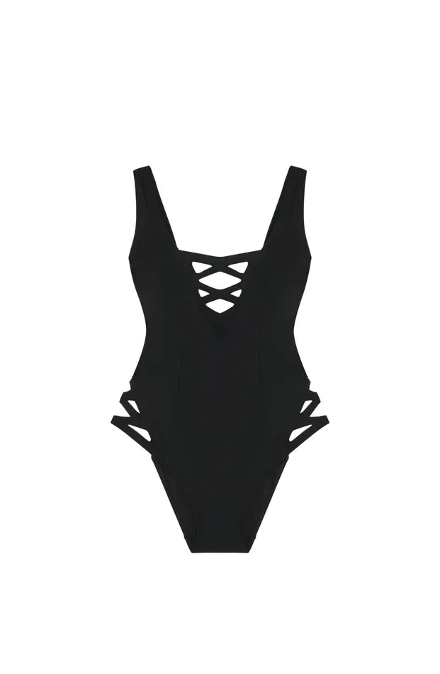 Pain De Sucre Onepiece Swimsuits Women Dulcie Black
