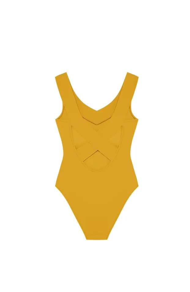 Pain De Sucre Onepiece Swimsuits Women Soya Ocher