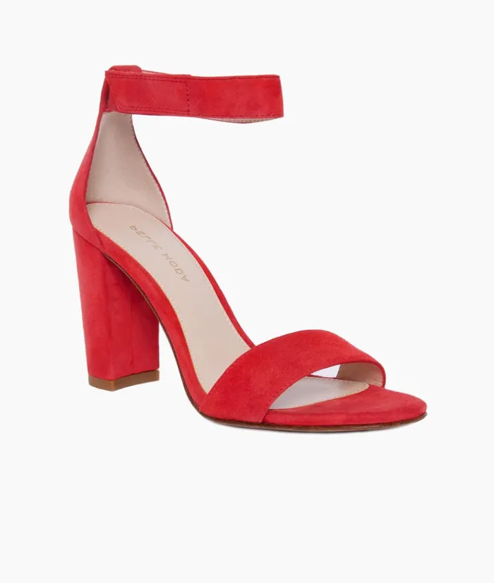 Pelle Moda Briar High Heel 8211 Flame Flame Kid Suede Women High Heels Pelle Moda Briar High Heel 8211 Flame Flame Kid Suede Women High Heels