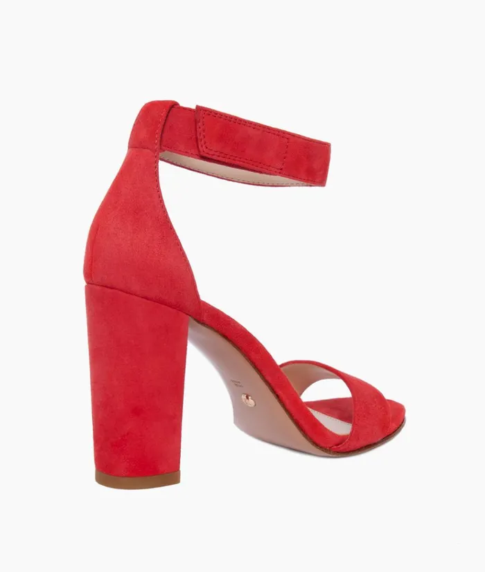 Pelle Moda Briar High Heel 8211 Flame Flame Kid Suede Women High Heels Pelle Moda Briar High Heel 8211 Flame Flame Kid Suede Women High Heels