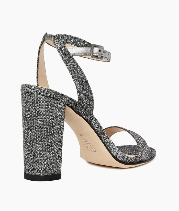 Pelle Moda Brynn High Heel 8211 Pewter Pewter Metallic Textile Women High Heels