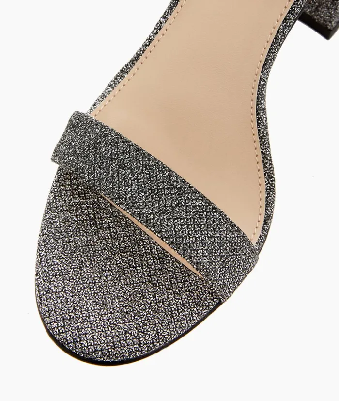 Pelle Moda Brynn High Heel 8211 Pewter Pewter Metallic Textile Women High Heels