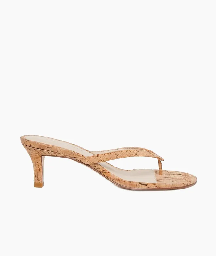 Pelle Moda Effi 4 Low Heel 8211 Natural Natural Cork Women Low Heels