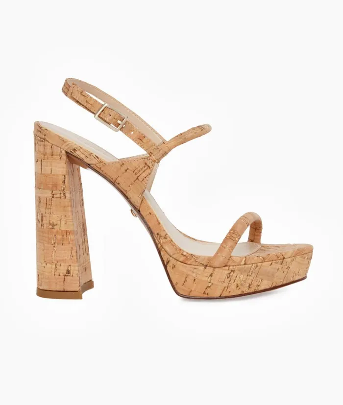 Pelle Moda Olina Platform 8211 Natural Natural Cork Women Platforms