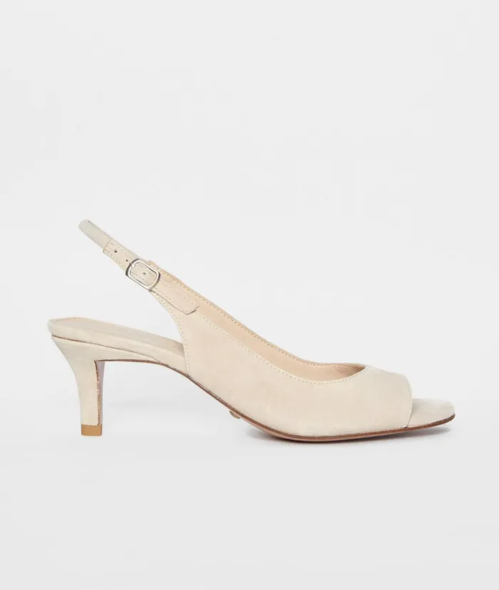 Pelle Moda Reilly Low Heel 8211 Beige Beige Kid Suede Women Low Heels