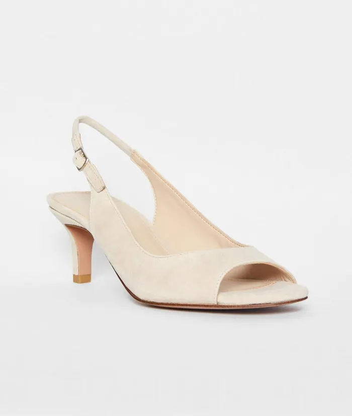 Pelle Moda Reilly Low Heel 8211 Beige Beige Kid Suede Women Low Heels Pelle Moda Reilly Low Heel 8211 Beige Beige Kid Suede Women Low Heels