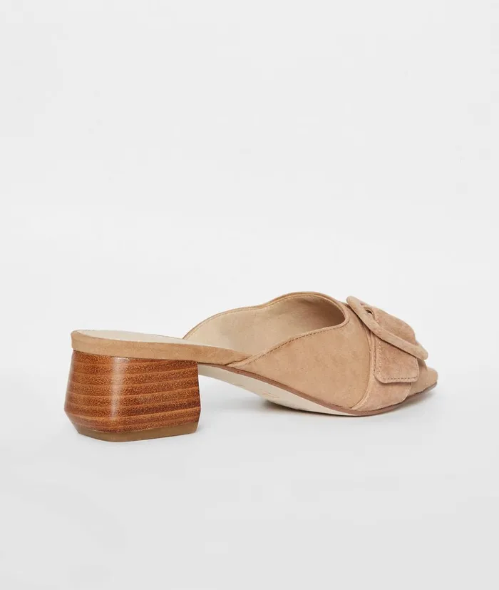 Pelle Moda Tala Slip On 8211 Latte Latte Kid Suede Women Low Heels Pelle Moda Tala Slip On 8211 Latte Latte Kid Suede Women Low Heels