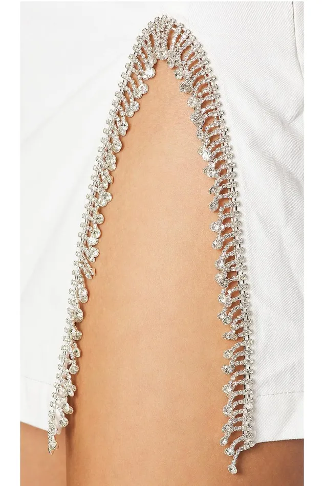 Peyton Mini Skirt White Women Lovers and Friends Skirts