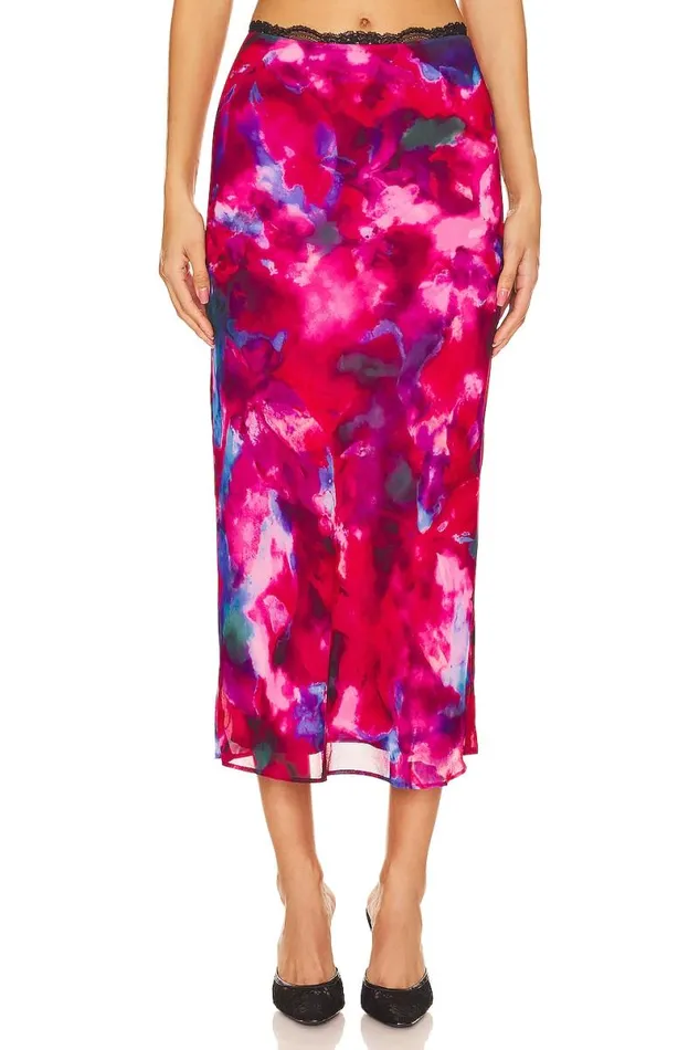 Phoenix Maxi Skirt Welling Floral Multi Women Lovers and Friends Skirts