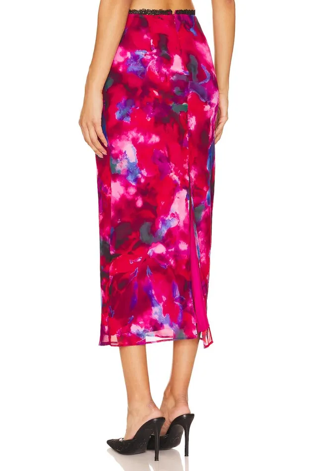 Phoenix Maxi Skirt Welling Floral Multi Women Lovers and Friends Skirts