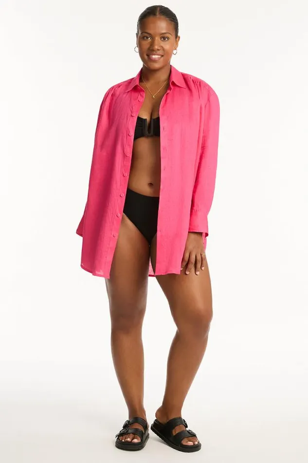 Resort Linen Cover Up Resort Linen Women Sea Level Linen