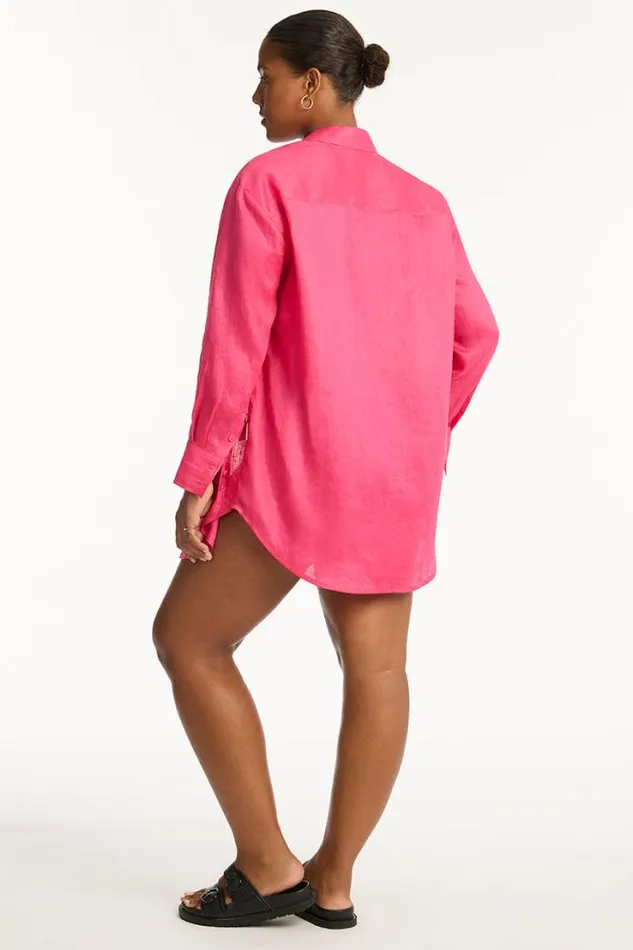 Resort Linen Cover Up Resort Linen Women Sea Level Linen
