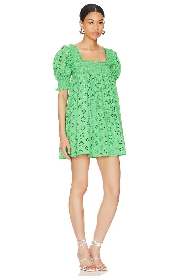 Reston Mini Dress Green Women Lovers and Friends Dresses