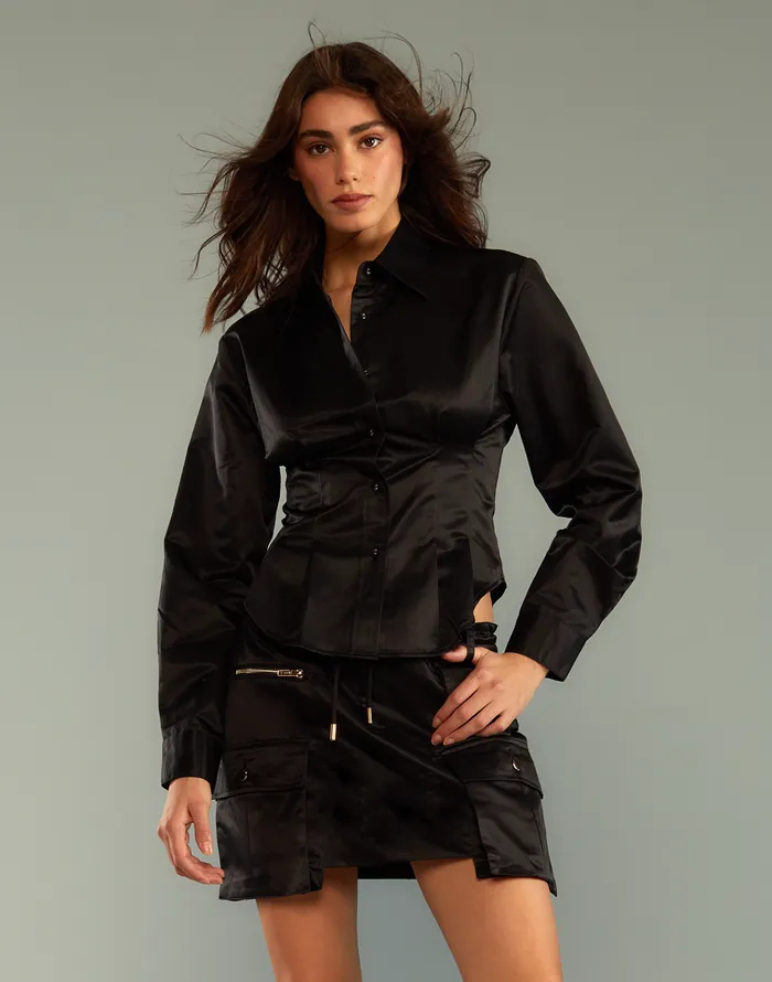 S Cargo Skirt 8211 Black Women Cynthia Rowley Bottoms