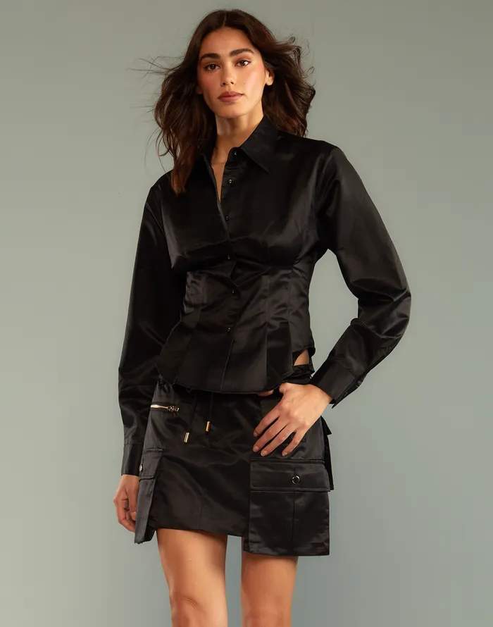 S Cargo Skirt 8211 Black Women Cynthia Rowley Bottoms
