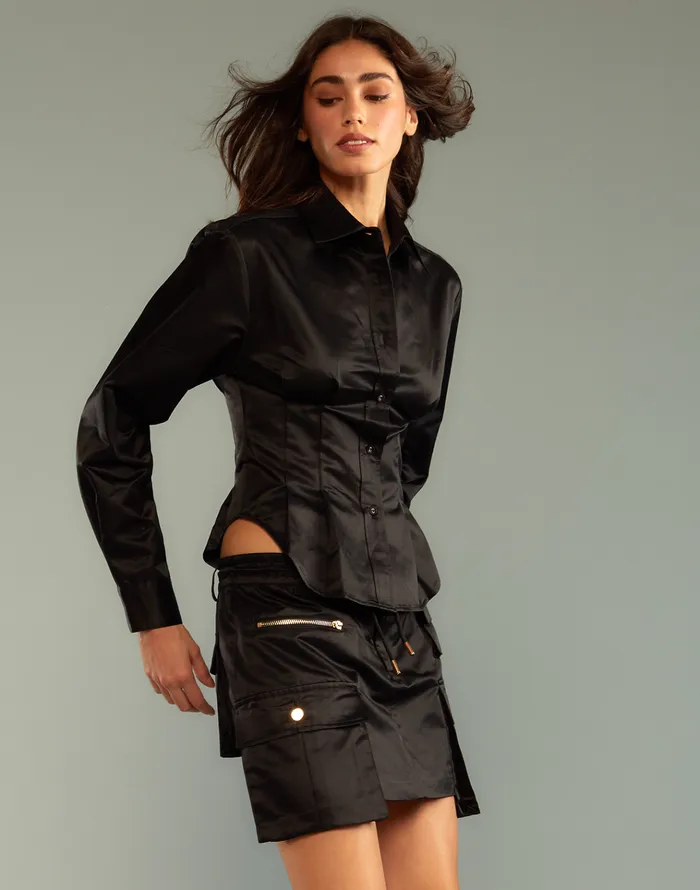 S Cargo Skirt 8211 Black Women Cynthia Rowley Bottoms