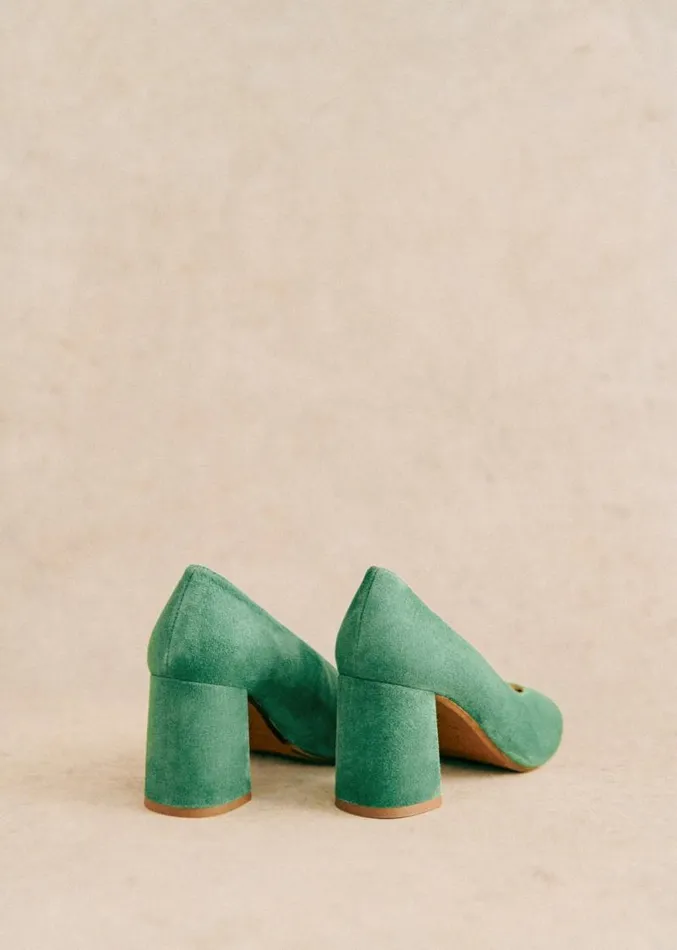 Szane Babies Ballerinas and Pumps Womens Alice Heel Pumps Green