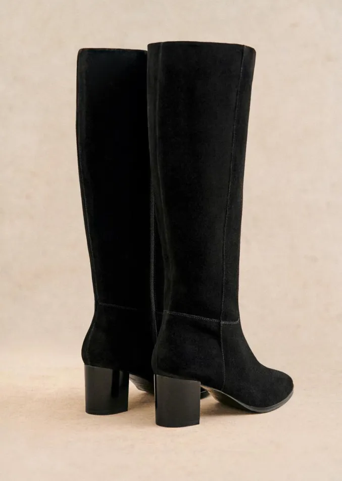 Szane Boots and Thigh High Boots Womens Adle Boots Black