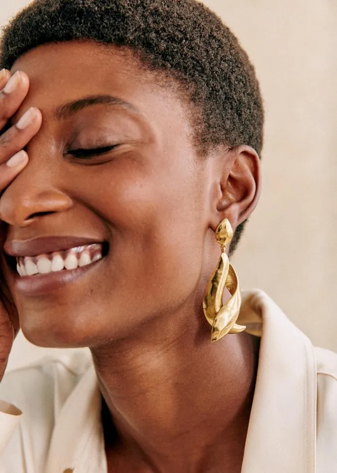 Szane Earrings Womens Abel Earrings Gold