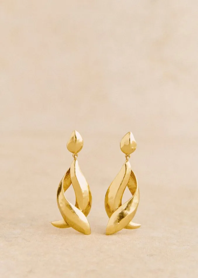 Szane Earrings Womens Abel Earrings Gold