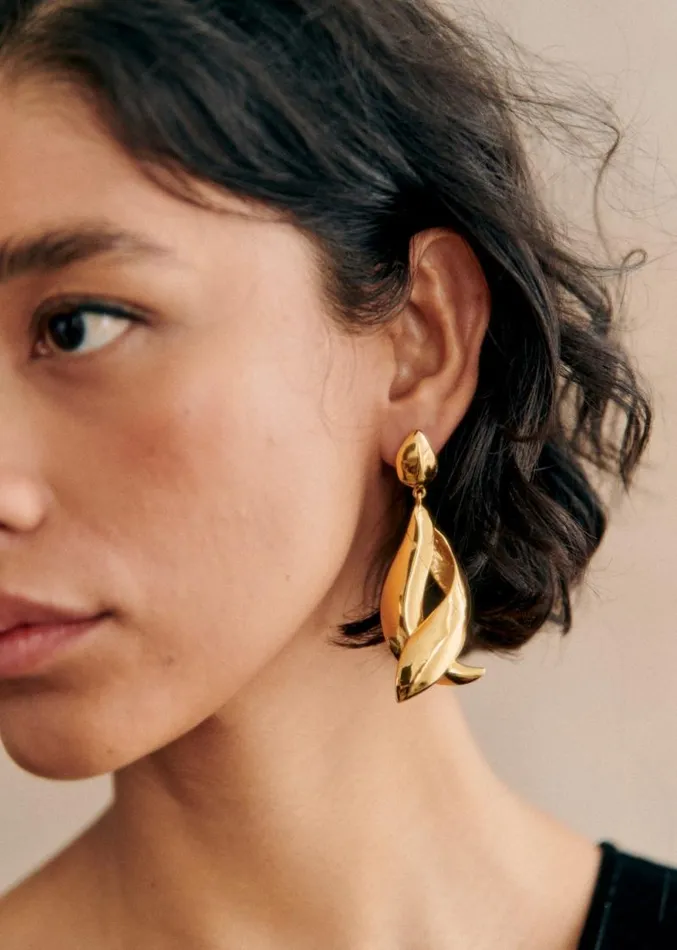 Szane Earrings Womens Abel Earrings Gold