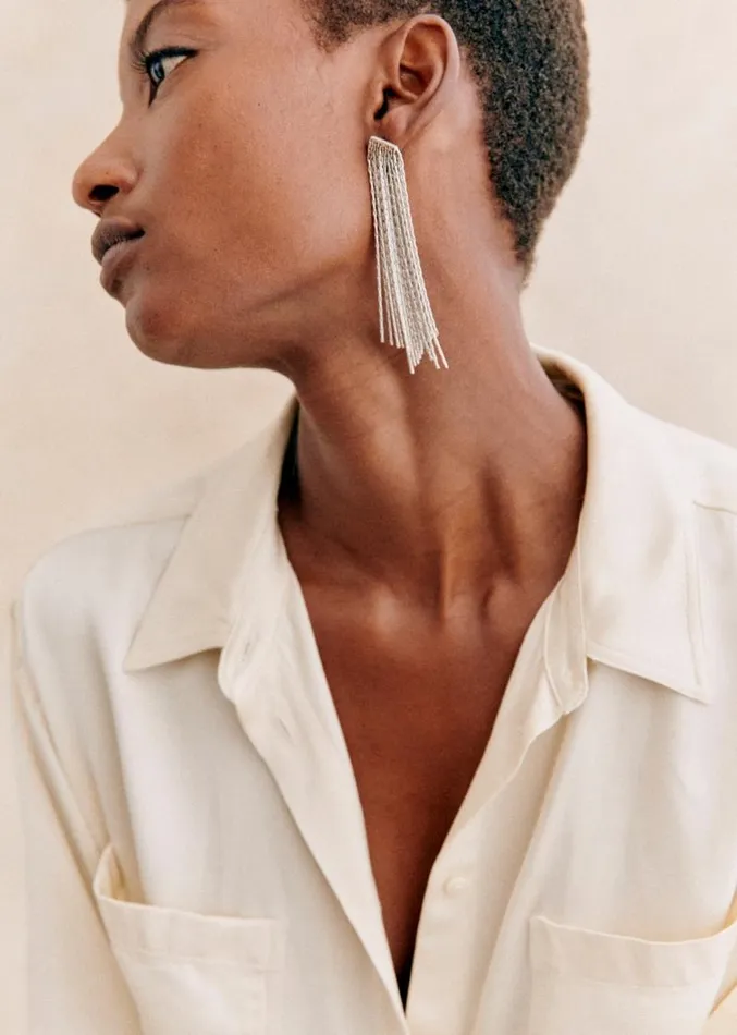 Szane Earrings Womens Gigi Earrings Silver