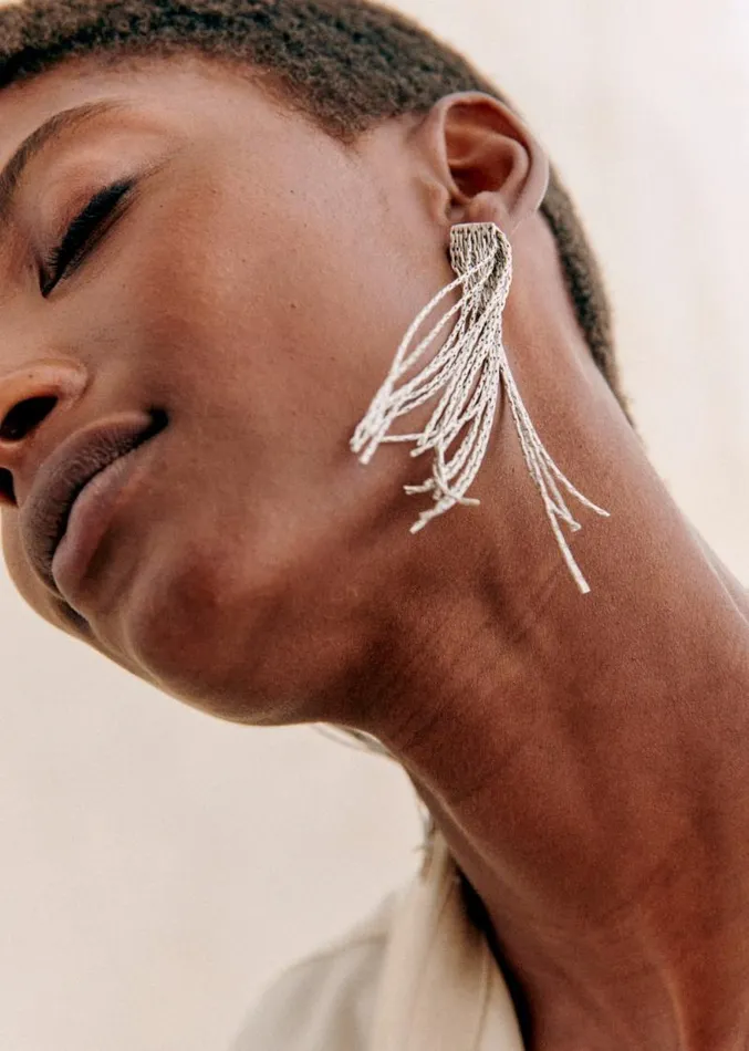 Szane Earrings Womens Gigi Earrings Silver