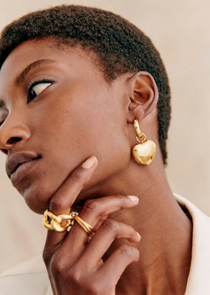 Szane Earrings Womens Pippa Earrings Gold