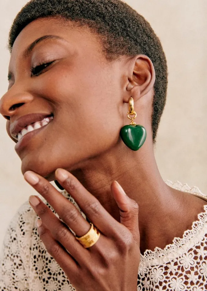 Szane Earrings Womens Pippa Earrings Green