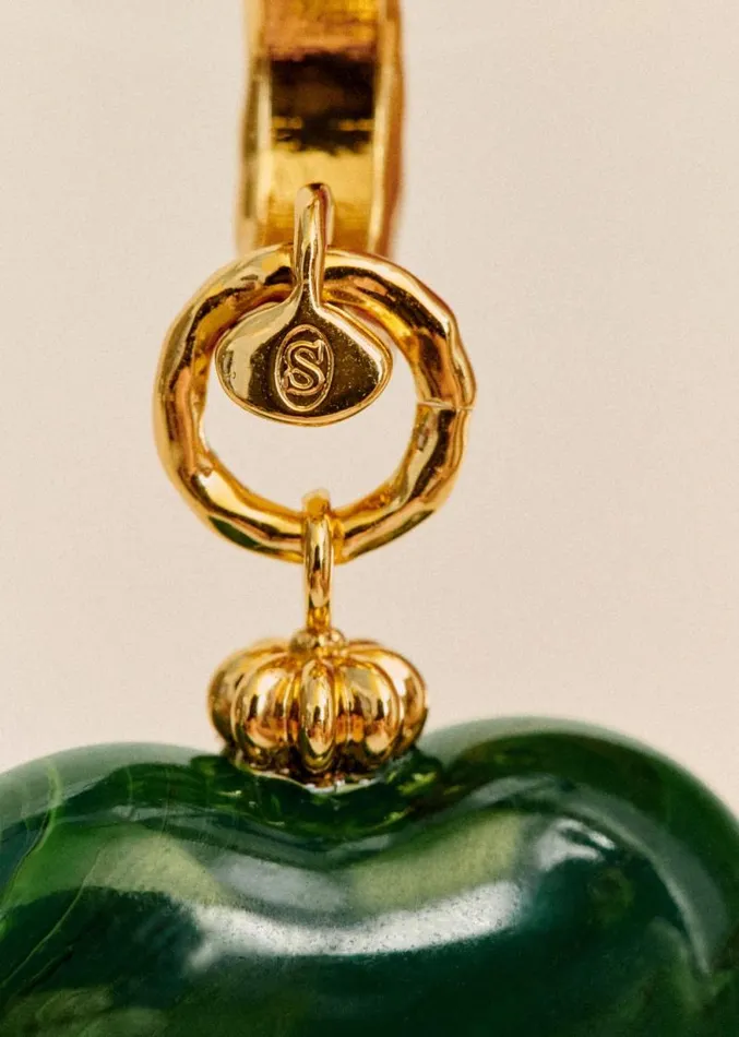 Szane Earrings Womens Pippa Earrings Green