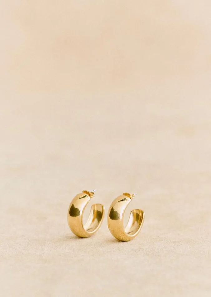 Szane Earrings Womens Romie Hoops Gold