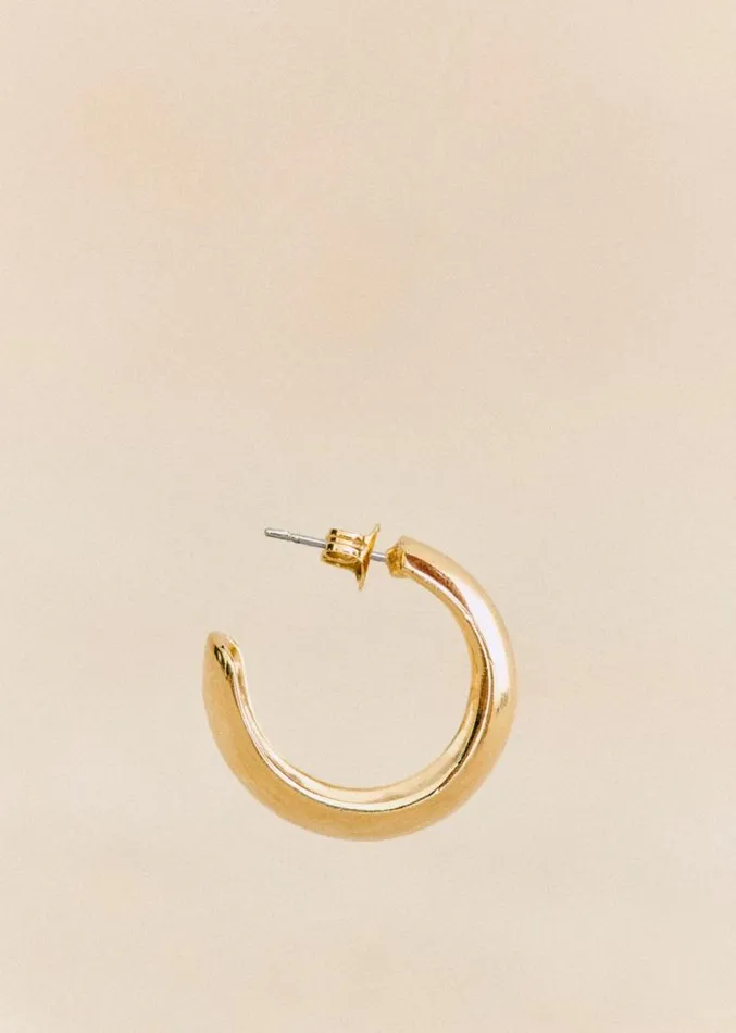 Szane Earrings Womens Romie Hoops Gold
