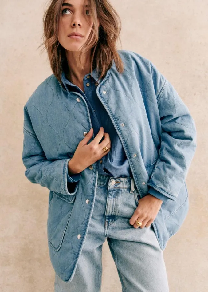 Szane Jackets and Coats Womens Farel Jacket Light Blue