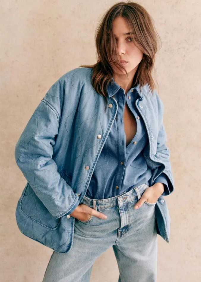 Szane Jackets and Coats Womens Farel Jacket Light Blue