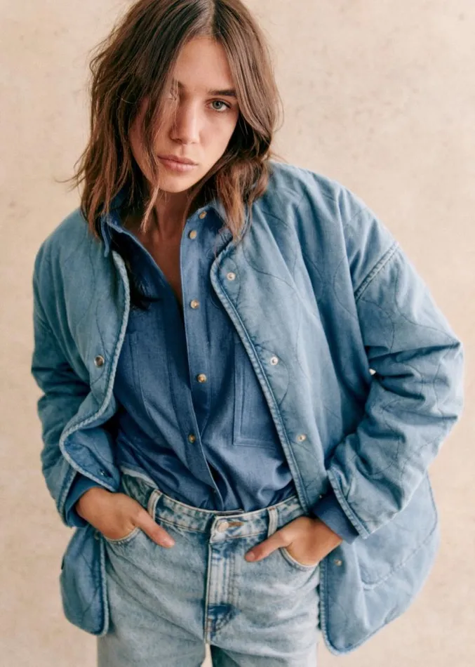 Szane Jackets and Coats Womens Farel Jacket Light Blue