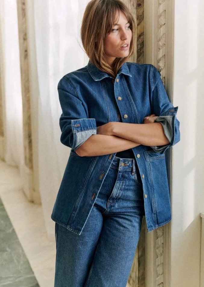 Szane Jackets and Coats Womens Will Jacket Denim Blue