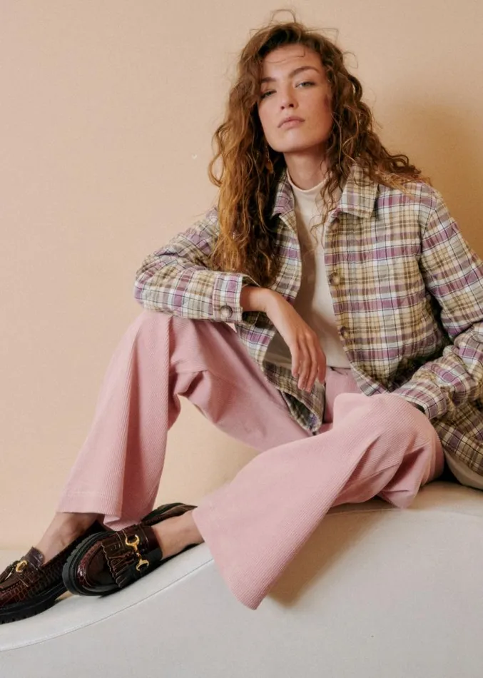 Szane Jackets and Coats Womens Will Jacket Violet Check