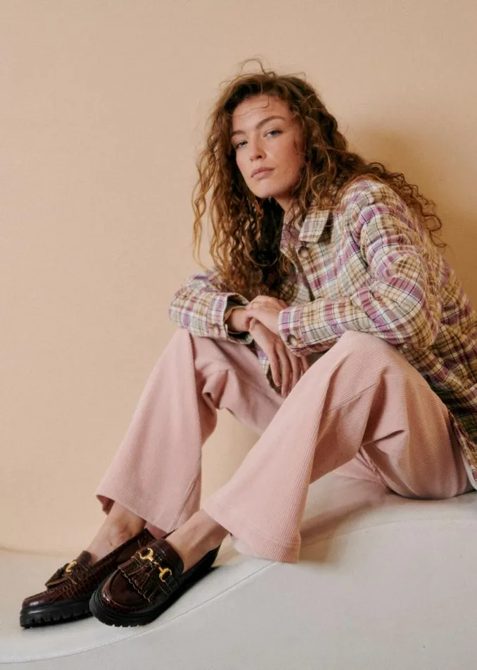 Szane Jackets and Coats Womens Will Jacket Violet Check