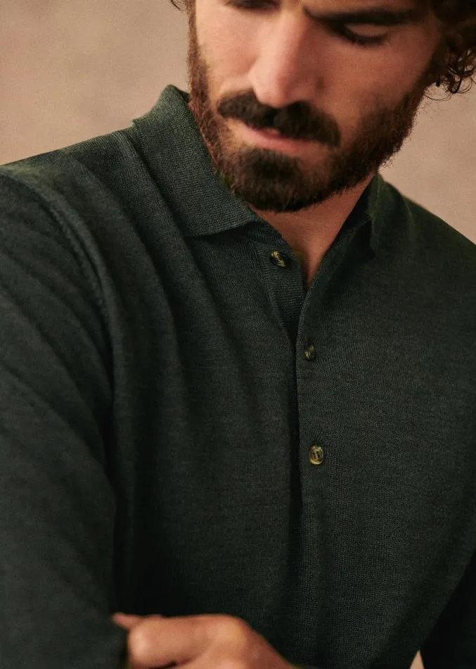 Szane Knitwear Mens Mike Sweater Pine Green