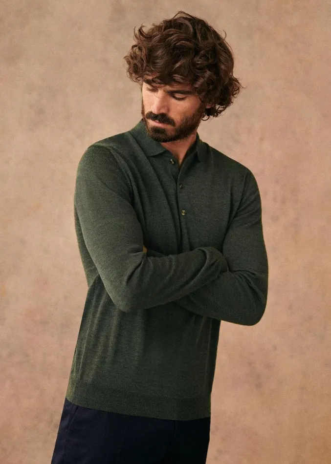 Szane Knitwear Mens Mike Sweater Pine Green