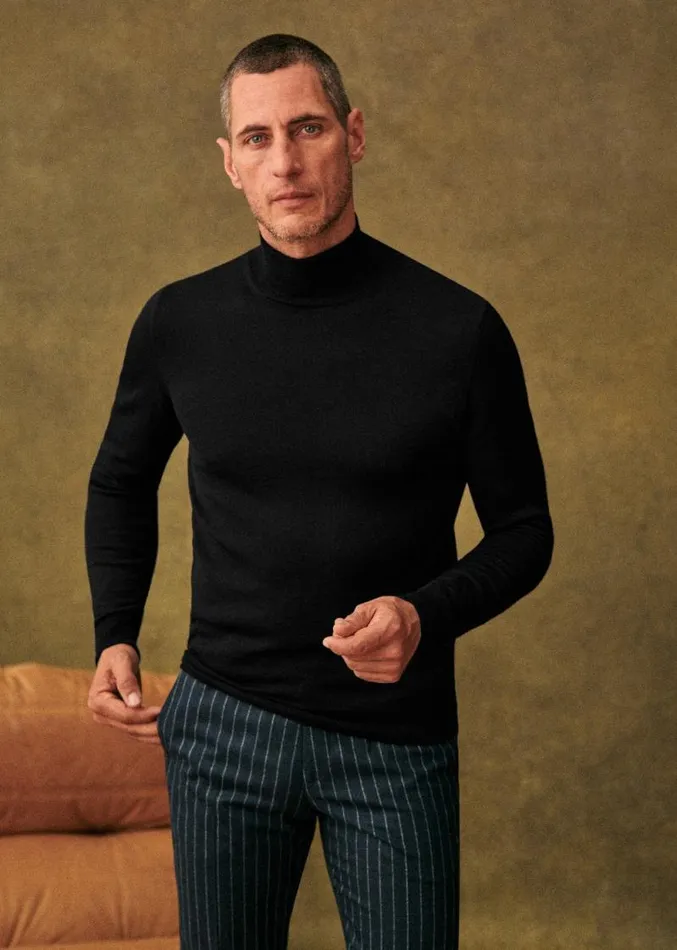 Szane Knitwear Mens Tadd Sweater Black