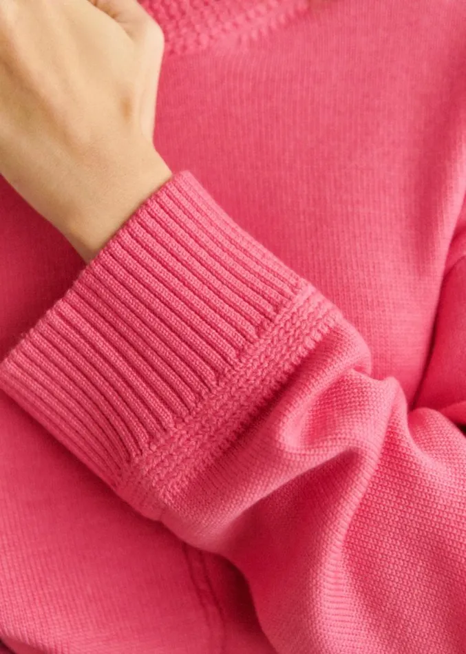 Szane Knitwear Womens Bastien Jumper Candy Pink