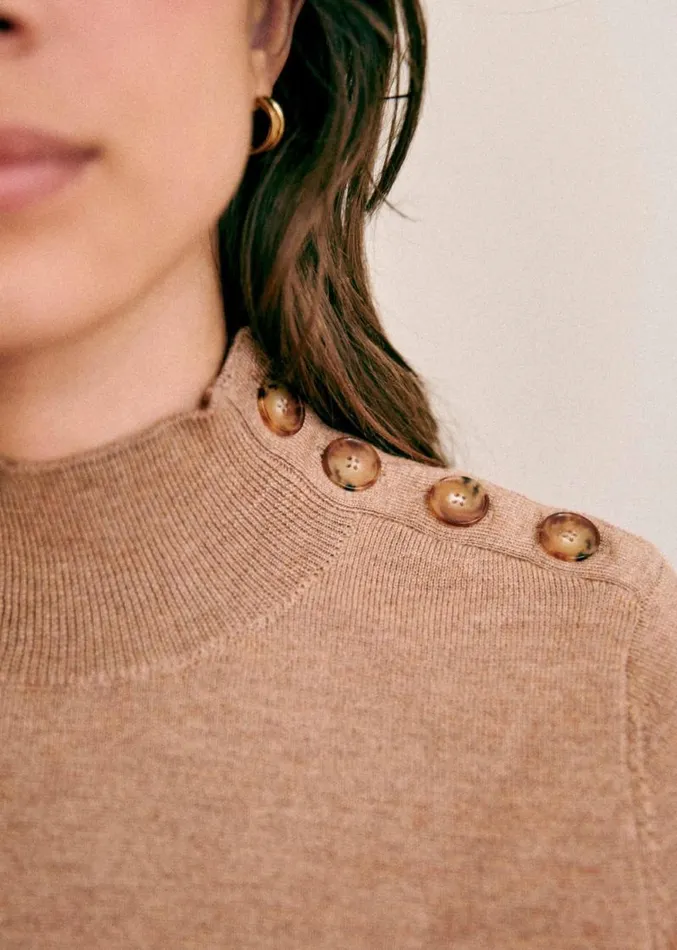 Szane Knitwear Womens Jacob Jumper Camel