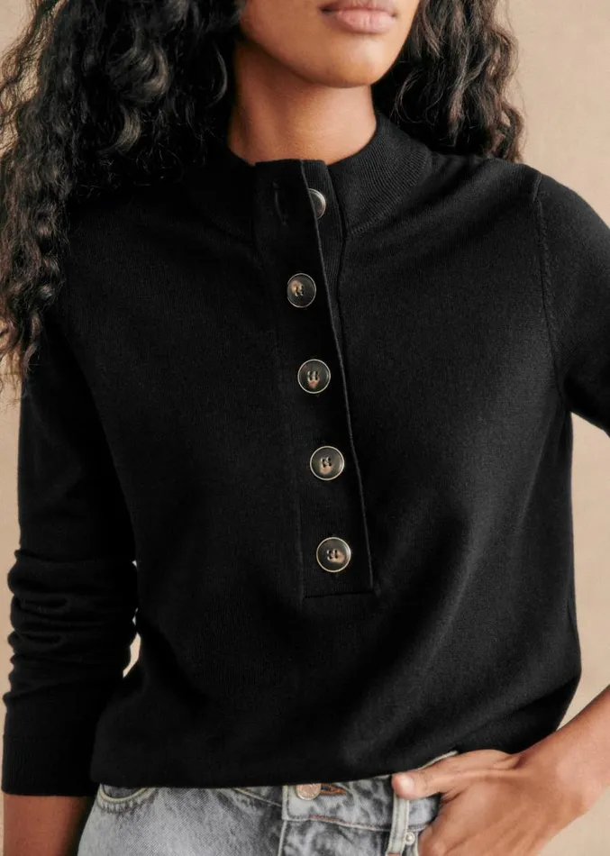 Szane Knitwear Womens Timothy Jumper Black