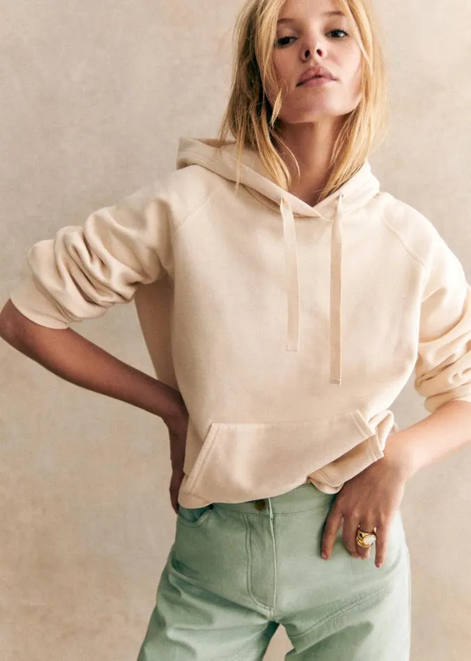 Szane Sweatshirts Womens Lexi SweatShirt Cream