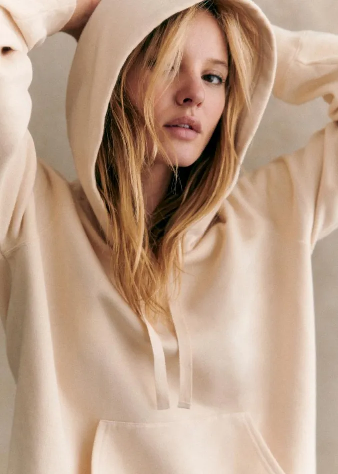 Szane Sweatshirts Womens Lexi SweatShirt Cream