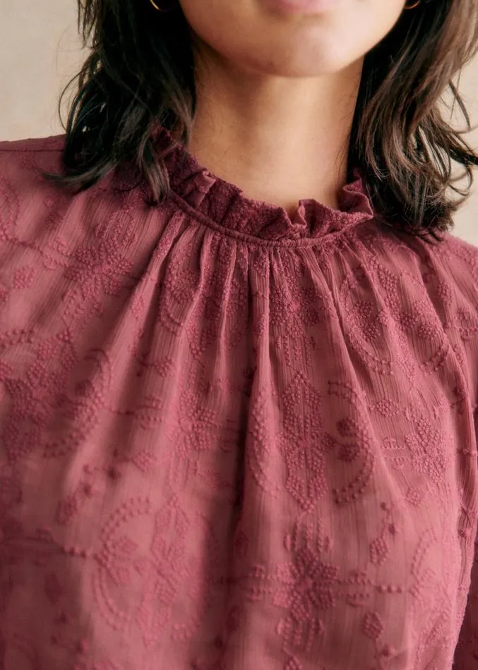 Szane Tops Womens Valentine Blouse Blush