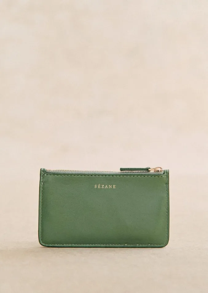 Szane Wallets Womens Large Alfred Card Holder Smooth Mint Green