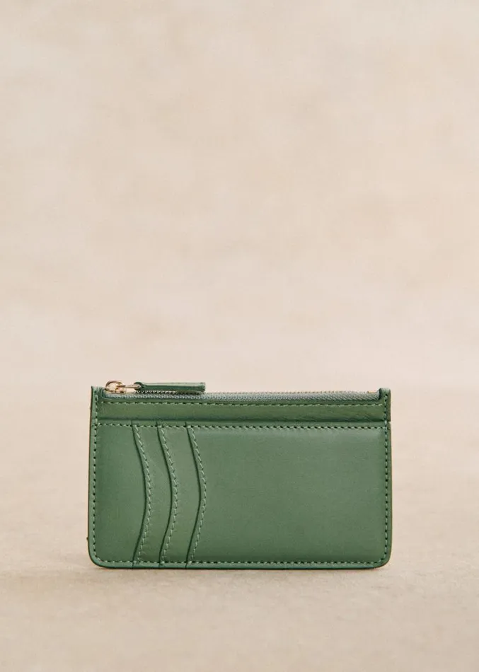 Szane Wallets Womens Large Alfred Card Holder Smooth Mint Green