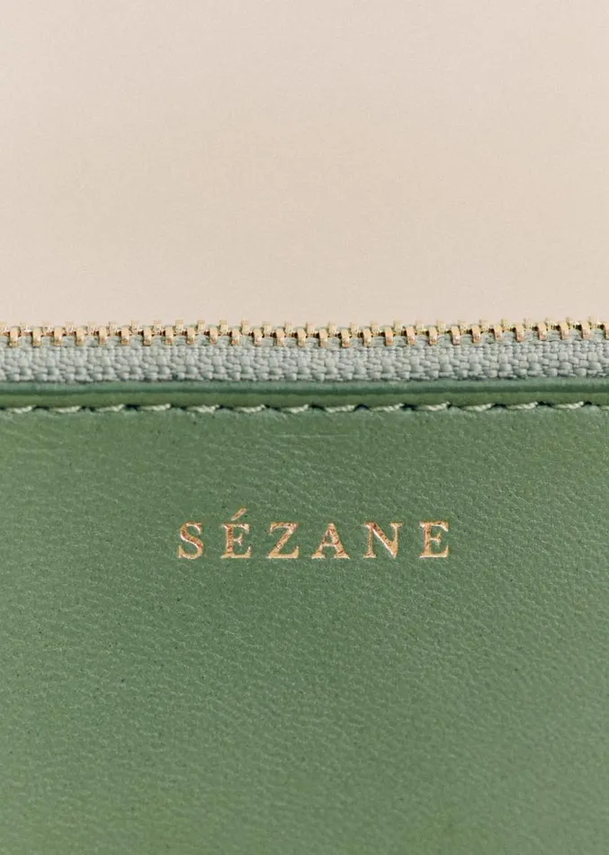 Szane Wallets Womens Large Alfred Card Holder Smooth Mint Green
